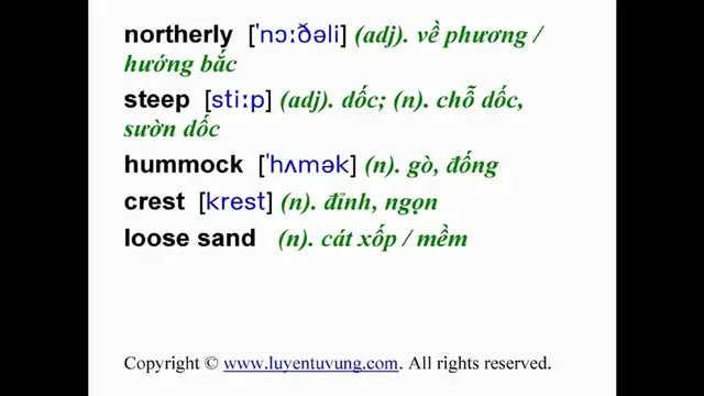 Video thumbnail for Learn English Vocabulary - Grade 12 - Unit 09 - Lesson 01