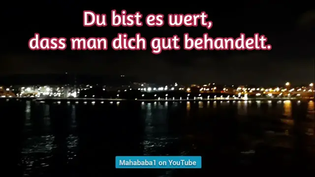 Video thumbnail for ❤ Weil du es wert bist