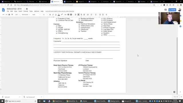 Video thumbnail for Physical Therapy Private Practice Referral Pad