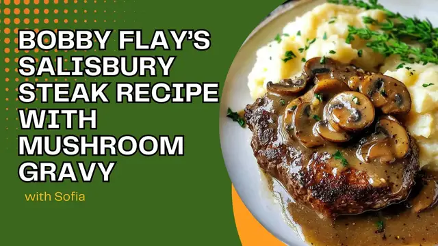Video thumbnail for Bobby Flay’s Salisbury Steak Recipe with Mushroom Gravy