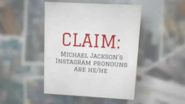 Video thumbnail for Michael Jackson’s Instagram Pronouns