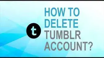 Video thumbnail for How to delete Tumblr account?