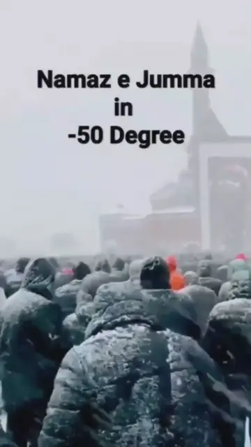 Video thumbnail for Preparing for Namaz e Jummah in -50 degree