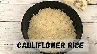 Video thumbnail for Cauliflower Rice | Low Carb, Gluten Free and Keto Cauliflower Rice | Happy Tummy Recipes