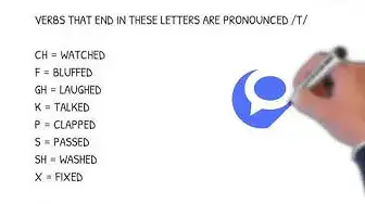 Video thumbnail for PRONUNCIATION  REGULAR PAST VERBS