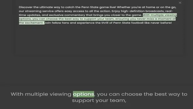 Video thumbnail for our streaming service offers easy access to all the action. Enjoy high-definition broadcasts, real-time updates, and exclusive commentary that brings you closer to the game. With multiple viewing options, you can choose the best way to su