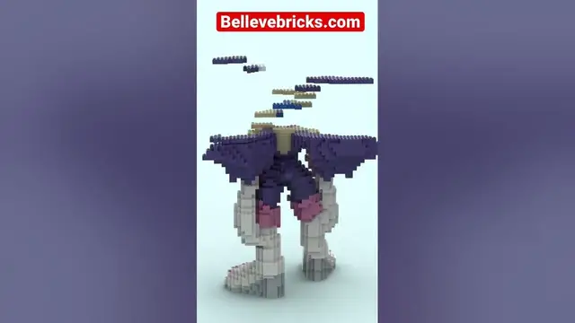 Video thumbnail for LEGO Rogue the Bat from Sonic X. Get your custom model today #lego #legomoc #sonic #legoanimation
