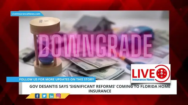 Video thumbnail for Insurance News - Gov Desantis Says ‘Significant Reforms’ Coming to Florida Home Insurance