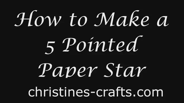 Video thumbnail for 5 POINTED ORIGAMI STAR , HOW TO MAKE - Easy to Follow Tutorial in real time