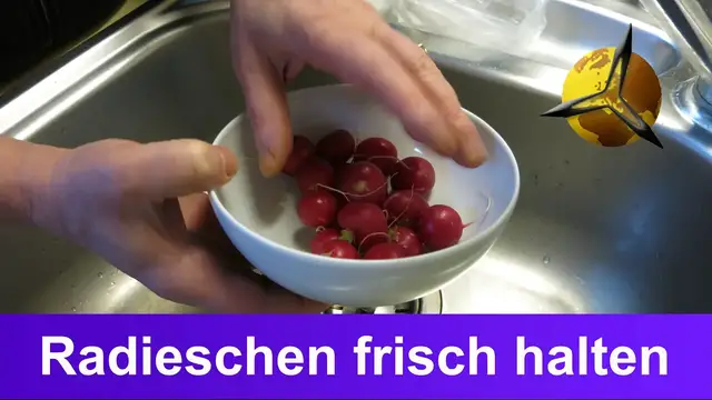 Video thumbnail for Radieschen lange frisch halten
