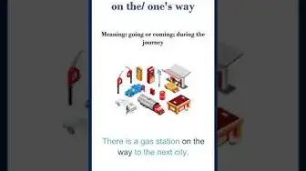 Video thumbnail for On the way meaning | on the way sentences | Common English Idioms #shorts