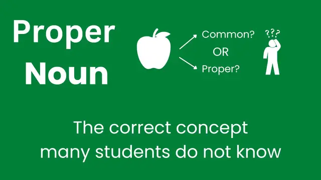 'Video thumbnail for The correct concept of Proper Noun you must know'