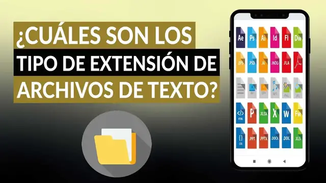 Video thumbnail for ¿Cuáles son los tipos de extensión de ARCHIVOS DE TEXTO que existen?