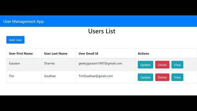 Video thumbnail for Build a Flask React.js Full Stack CRUD REST API in MongoDB & Axios Library Full Project