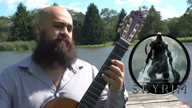 Video thumbnail for Skyrim Guitar Cover | Out of the Cold Guitar (Tavern 1) (Tabs)