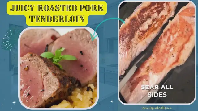 Video thumbnail for Juicy Roasted Pork Tenderloin