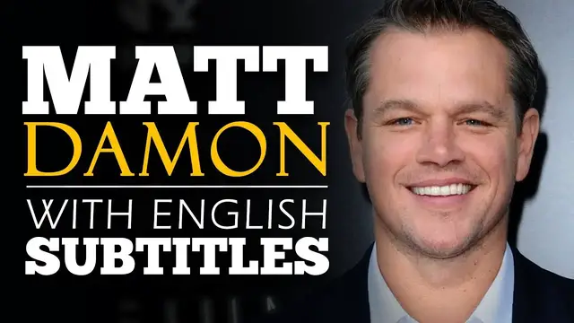 Video thumbnail for ENGLISH SPEECH | MATT DAMON: What We Do Matters (English Subtitles)
