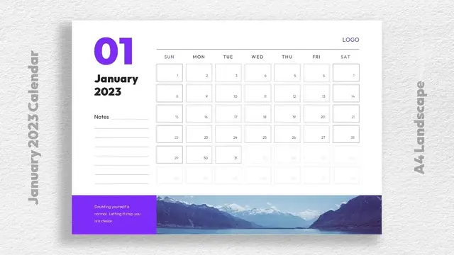 Video thumbnail for January 2023 Calendar Printable Free Template