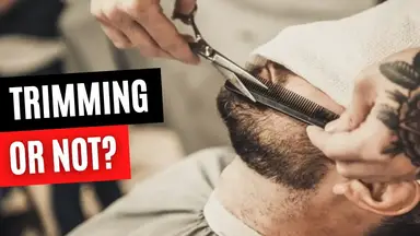'Video thumbnail for Should You Trim Your Mustache When Growing A Beard? | Beard Care'