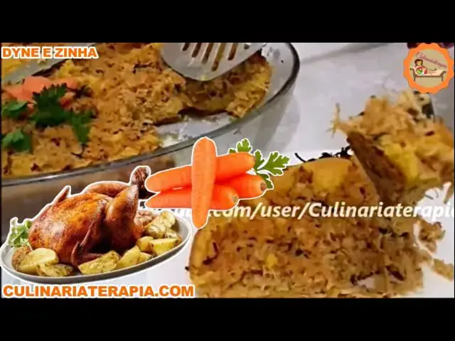 Video thumbnail for Torta Salgada de Frango com Cenoura – Receita de Lanche Assado no Forno