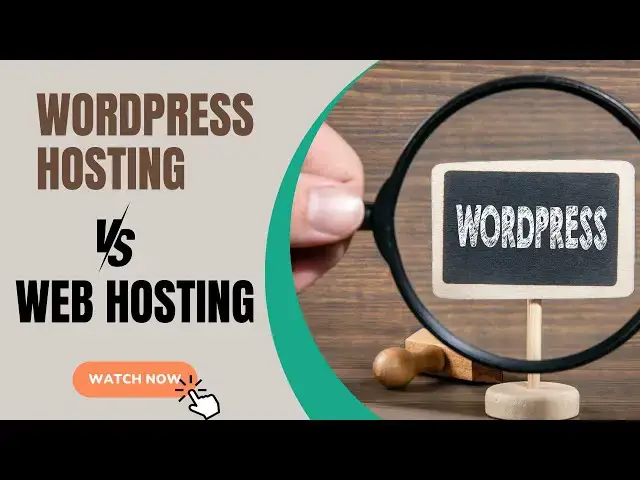 Video thumbnail for How Does WordPress Hosting Differ From Web Hosting
