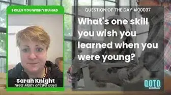 Video thumbnail for Sarah Knight wishes she'd learned to do her taxes. Big mood!