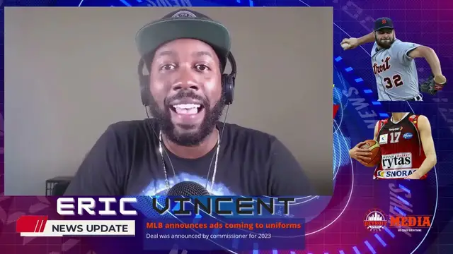 Video thumbnail for MLB moving ahead with uniform ads for 2023