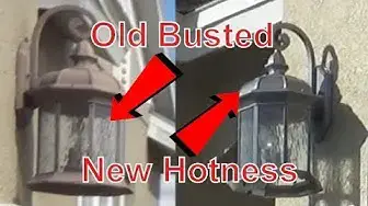 Video thumbnail for How to Restore Porch Lights for Less than $5 each.