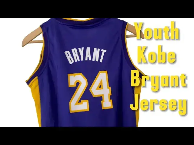 'Video thumbnail for Kobe Bryant #24 Youth Purple & Gold Lakers Jersey Review – Affordable & Iconic'
