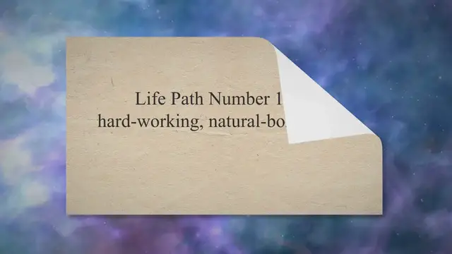'Video thumbnail for Life Path Number 1 [ Compatibility Career Relationships ]'