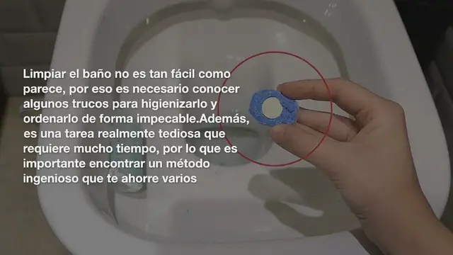 Video thumbnail for Pastilla para lavavajillas en el inodoro, déjala reposar unos minutos: que pasa