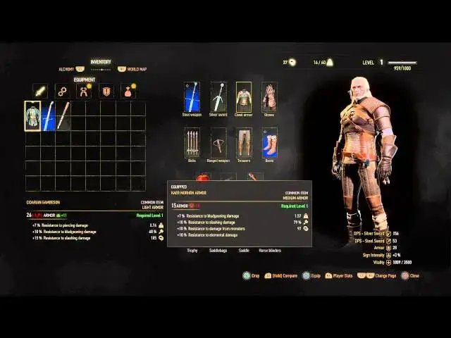 Video thumbnail for The Witcher 3: Wild Hunt - Undiscovered Location Bandit Camp Combat & Looting, Forktail Decoction