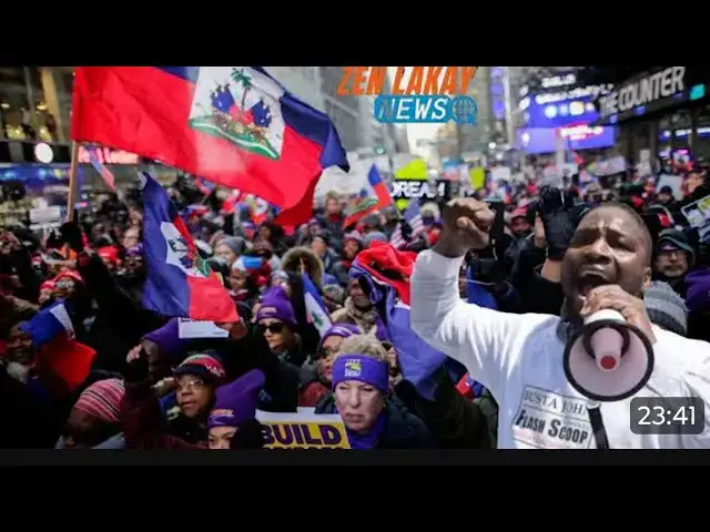 Video thumbnail for moun afè bon TV installation président Guy Philippe!