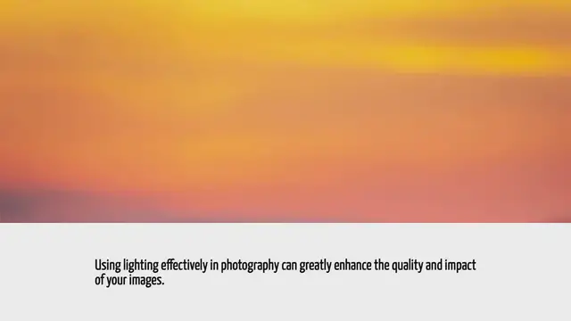 'Video thumbnail for How To Use Lighting In Photography'