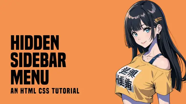 'Video thumbnail for Hidden Sidebar Menu In HTML CSS (No Javascript)'