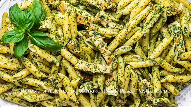 Video thumbnail for pesto pasta recipe