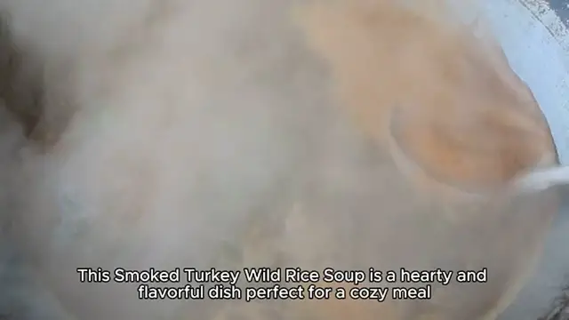 'Video thumbnail for Smoked Turkey Wild Rice Soup'