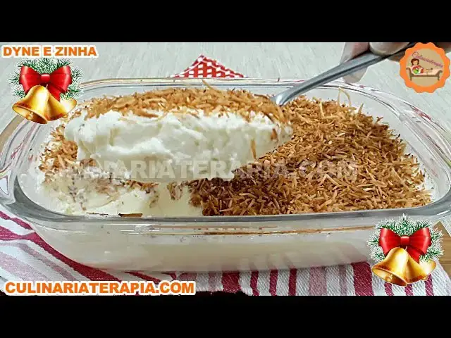 Video thumbnail for Receita Fácil de Sobremesa Cremosa de Coco