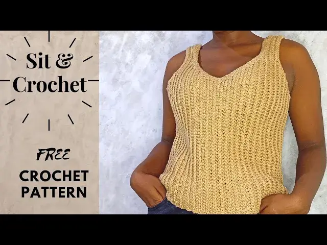 'Video thumbnail for How To Crochet a Tank Top Tutorial'
