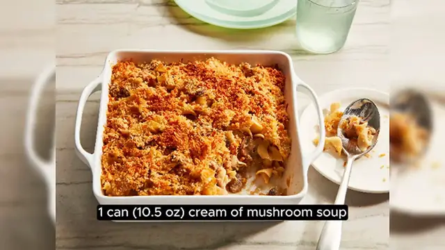 Video thumbnail for Hearty Tuna Noodle Casserole