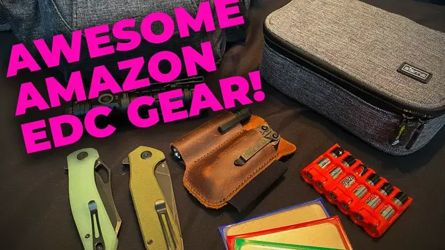 'Video thumbnail for Awesome EDC Gear From Amazon, Flashlights, Knives and Bags'