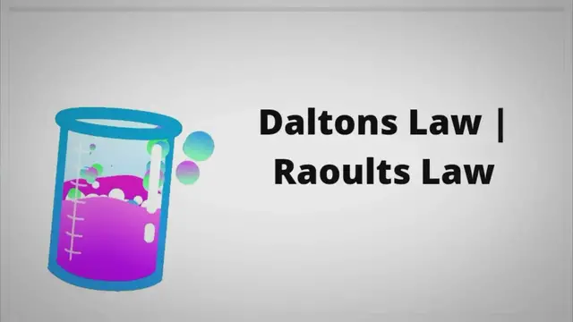 Video thumbnail for Daltons Law, Daltons law formula and Results Law for distillation