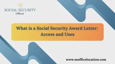'Video thumbnail for What is a Social Security Award Letter: Access and Uses'