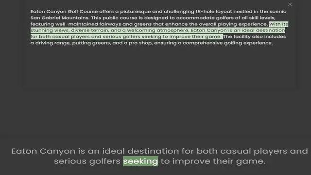 Video thumbnail for San Gabriel Mountains. This public course is designed to accommodate golfers of all skill levels, featuring well-maintained fairways and greens that enhance the overall playing experience. With its stunning views, diverse terrain, and a w