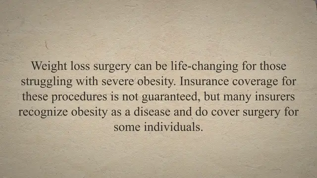 'Video thumbnail for Navigating Weight Loss Surgery Coverage: What’s Included?'