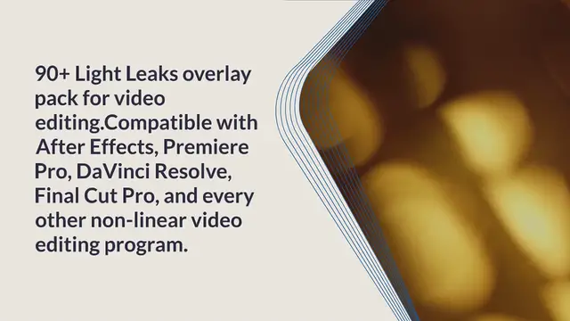 Video thumbnail for 90+ Light Leaks Overlay Pack For Video Editing