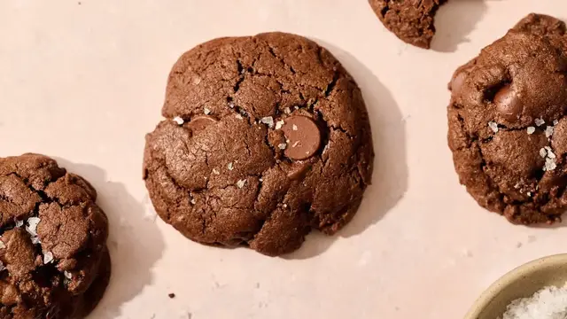 'Video thumbnail for Our Dark Chocolate Chip Cookies Recipe Is Simply Decadent'