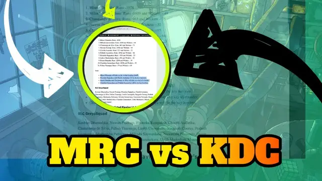 Video thumbnail for MRC VS KDC DREAM11 PREDICTION 1ST MATCH MRC vs KDC Dream11 Team