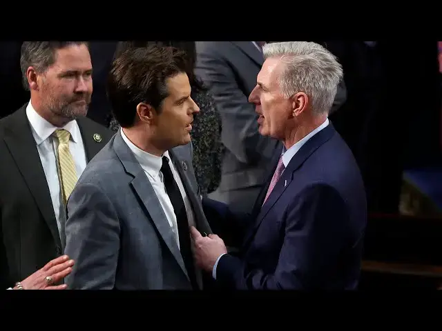 Video thumbnail for Matt Gaetz Drops Bomb On McCarthy - Could Be The End Of His Speakership