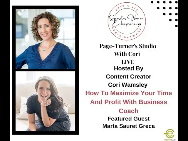 Video thumbnail for 105. How to Maximize Your Time and Profit with Business Coach Marta Sauret Greca